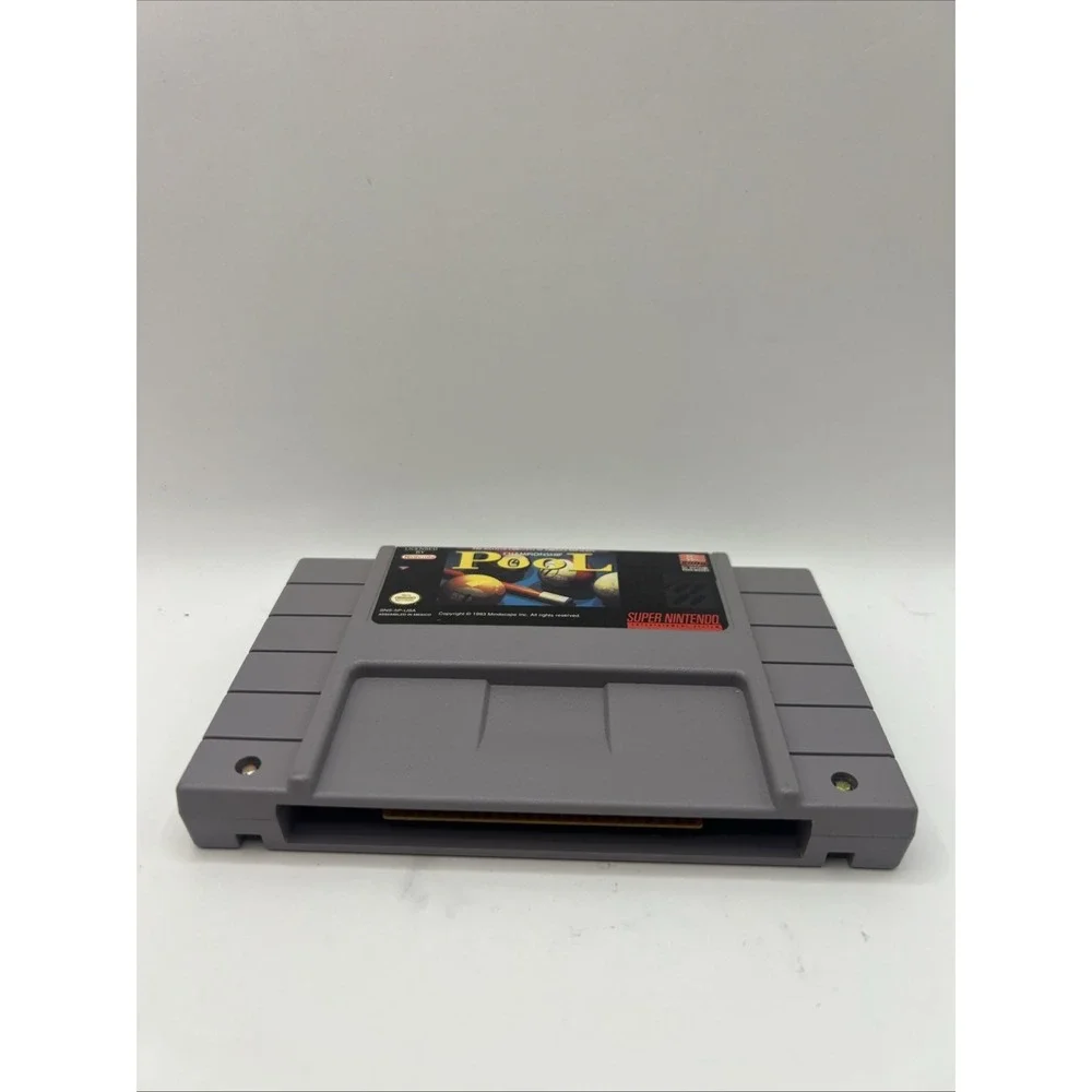 Championship Pool Super Nintendo Game SNES Cart With Manual
